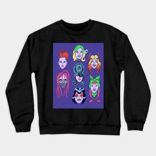 Punk Girls Crewneck Sweatshirt